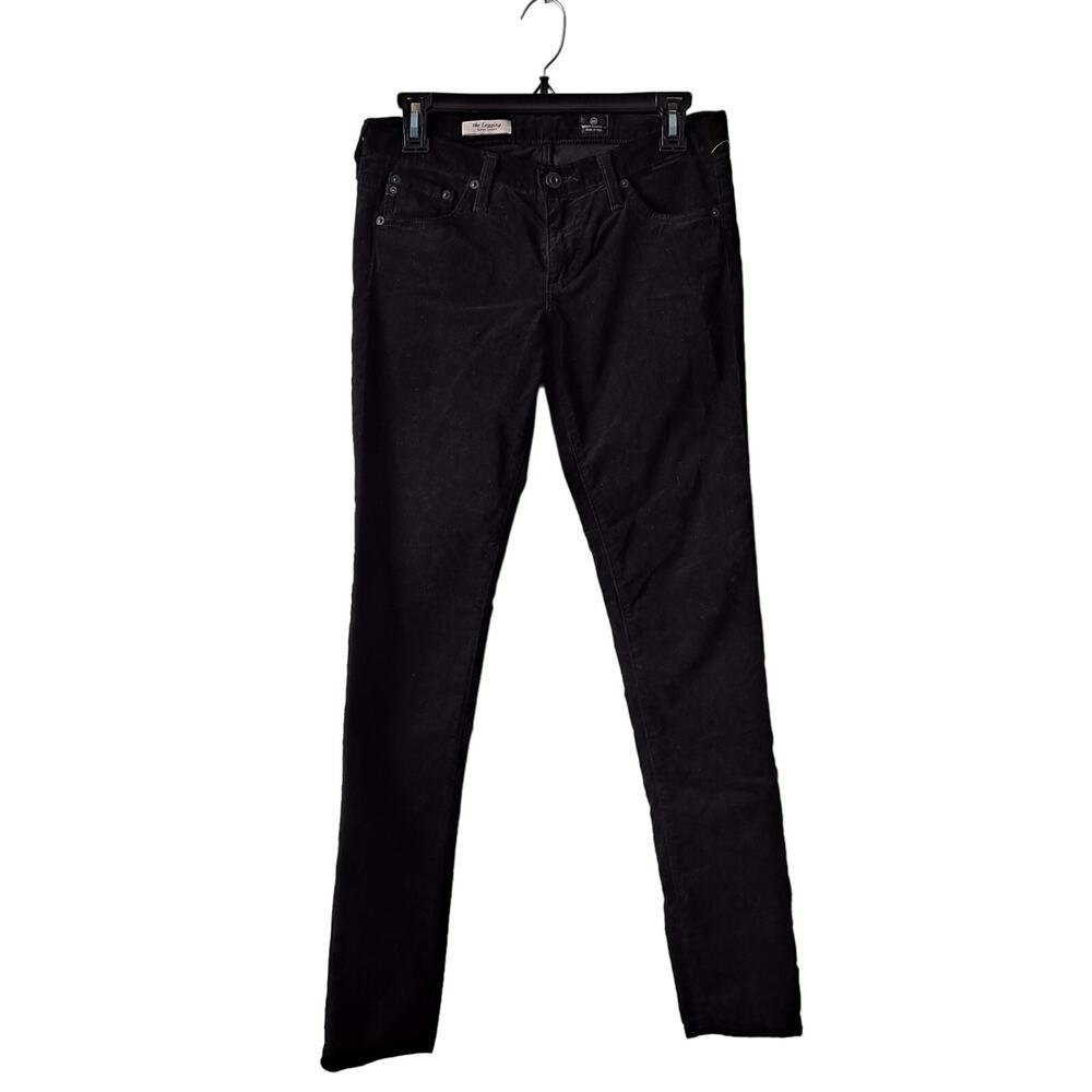 AG Adriano Goldschmied The Legging Super Skinny Ankle Jeans Black Women Size 28R